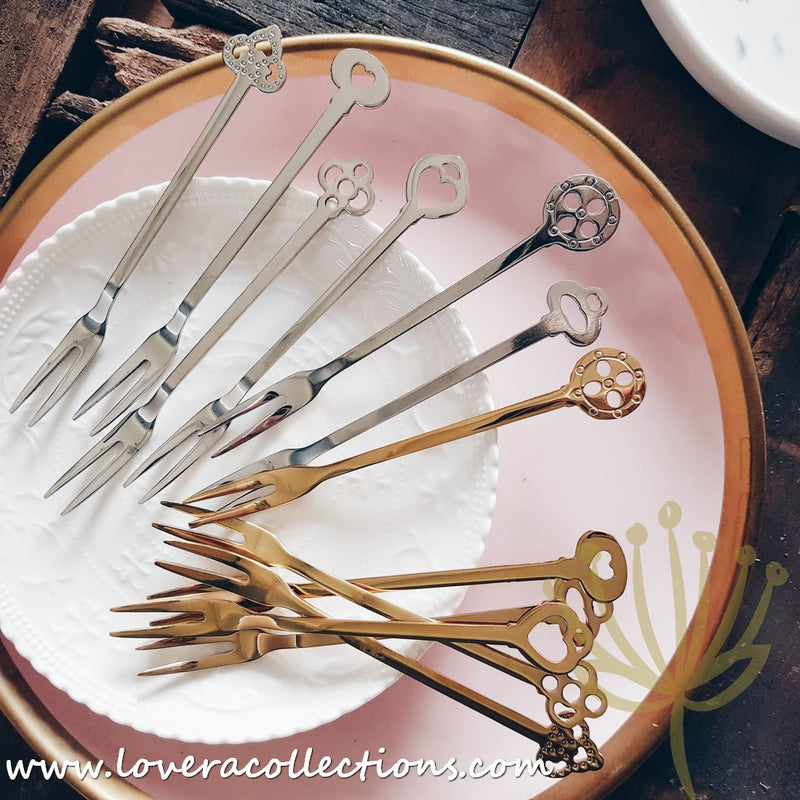 Elsa Stainless Steel SS304 Dessert / Fruit Fork Cutlery Collection - Lovera Collections