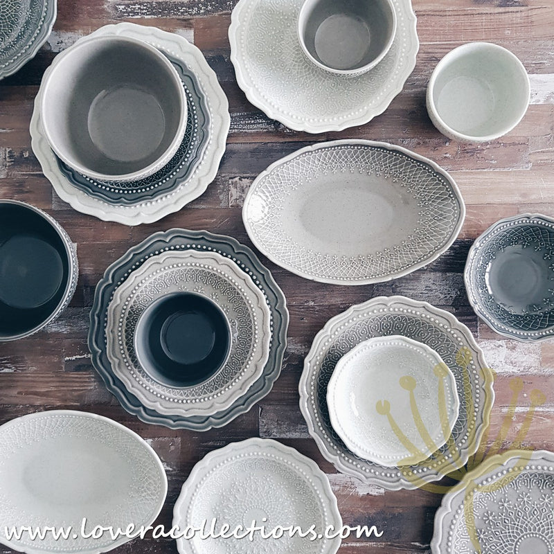 [RESTOCKED] French Lace Dinnerware Collection