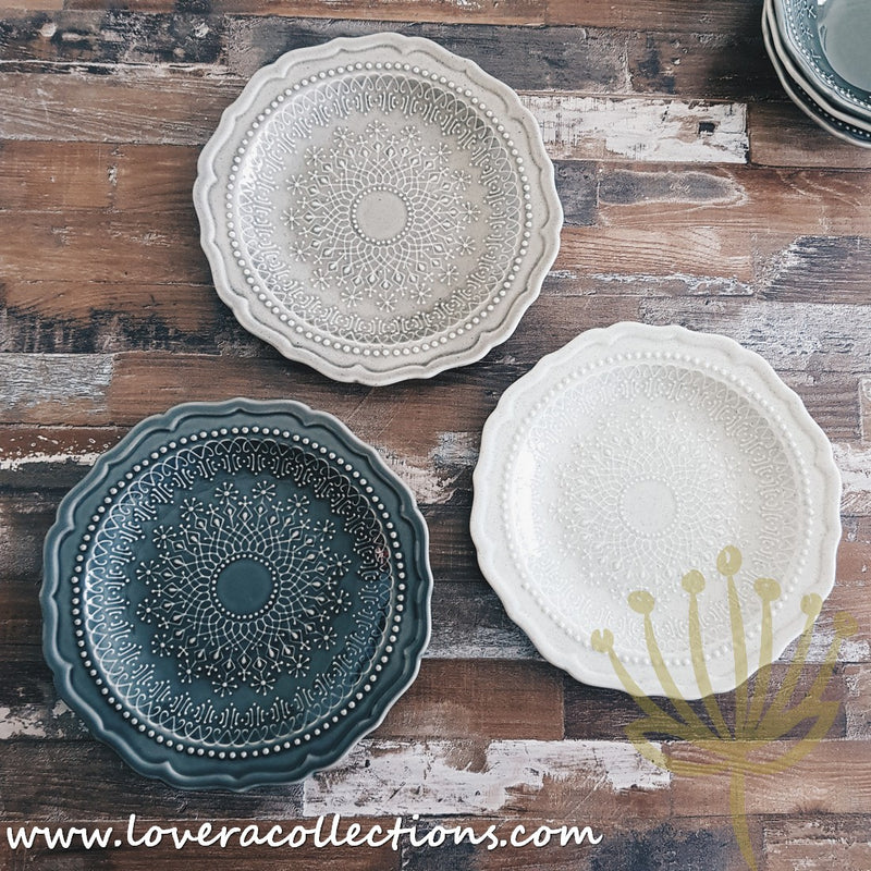 [RESTOCKED] French Lace Dinnerware Multicolor Sets