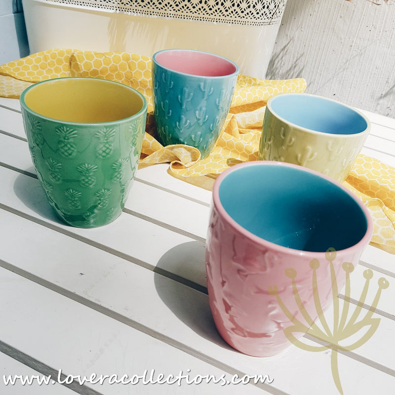 Funky Assorted Colors Cups - Lovera Collections