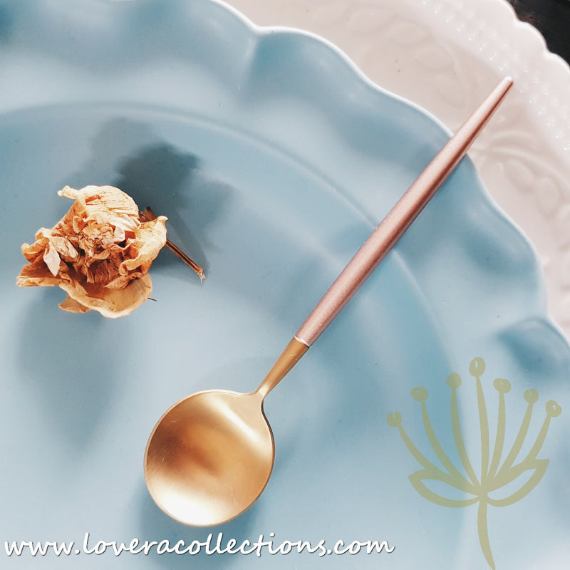 Lux Gold Pink Stainless Steel SS304 Cutlery Collection - Lovera Collections