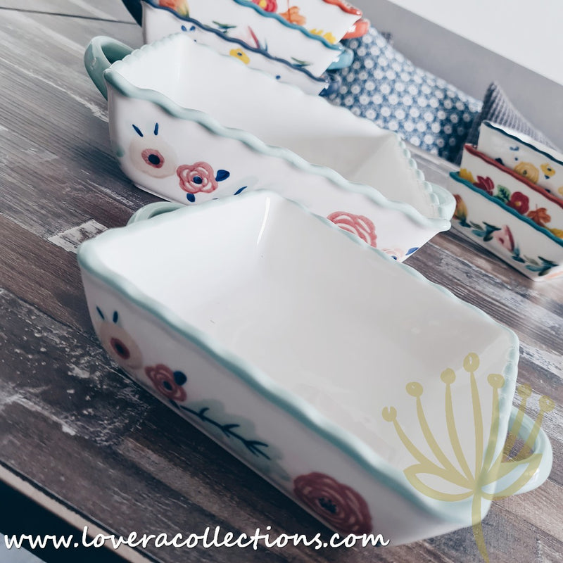 *50% OFF CLEARANCE PROMO* Seasons Floral Bakeware & Serveware Collection