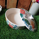 *50% CLEARANCE SALE* Assorted Prints Round Pot w Cover