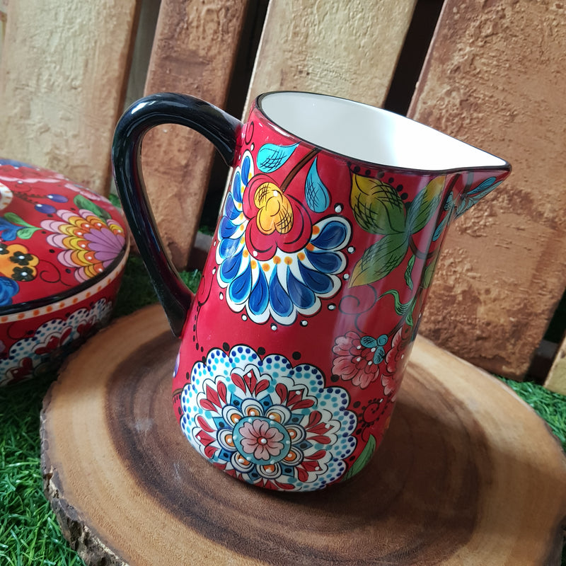 [RESTOCKED] Assorted Prints Round Pot w Cover