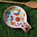 *50% CLEARANCE SALE* Green Espana / Red Spring Birds Butter Dish With Cover