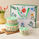 *30% CLEARANCE SALE* Lunar Blossoms / Botanic Floral 3 Piece Containers Bowls Gift Set
