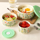 *30% CLEARANCE SALE* Lunar Blossoms / Botanic Floral 3 Piece Containers Bowls Gift Set