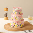 *30% CLEARANCE SALE* Lunar Blossoms / Botanic Floral 3 Piece Containers Bowls Gift Set