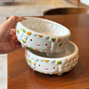 *30% CLEARANCE SALE* Baaba Sheep White / Pink Serving Dish / Pet Bowl