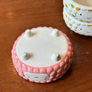 *30% CLEARANCE SALE* Baaba Sheep White / Pink Serving Dish / Pet Bowl