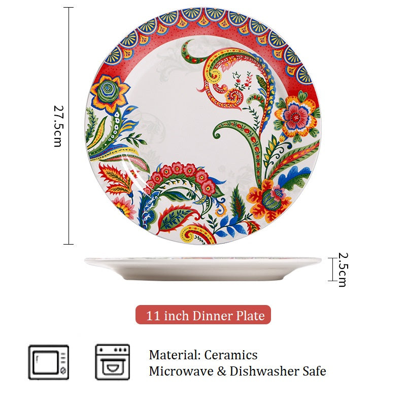 *30% CLEARANCE SALE* Batik Floral Dinnerware