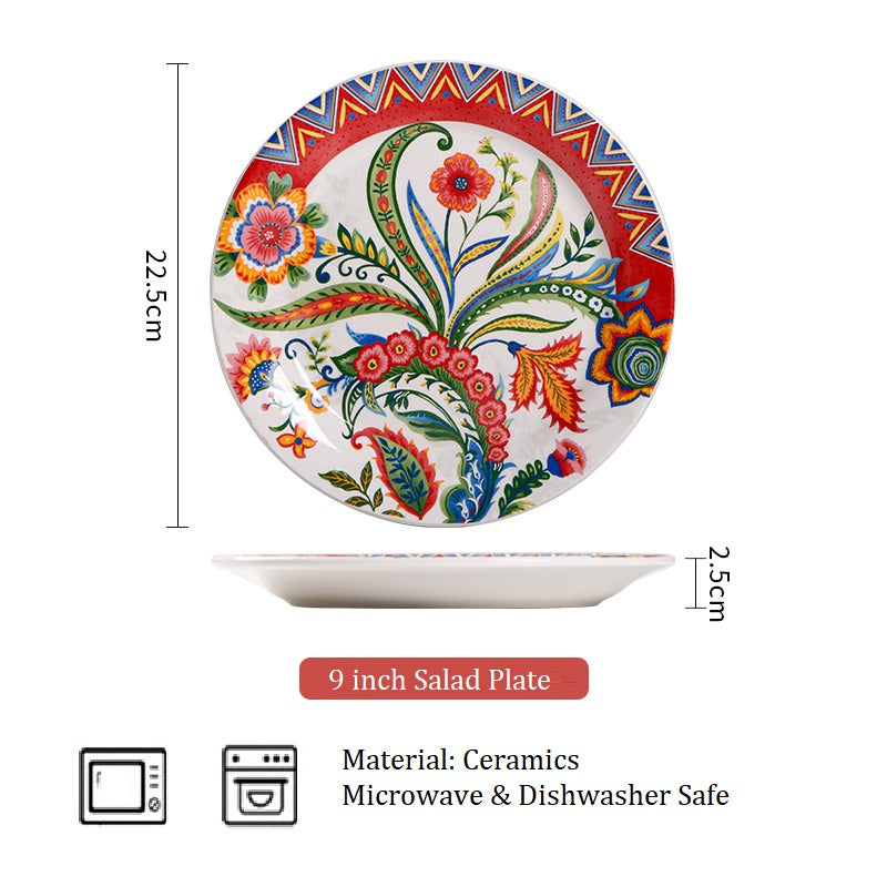*30% CLEARANCE SALE* Batik Floral Dinnerware