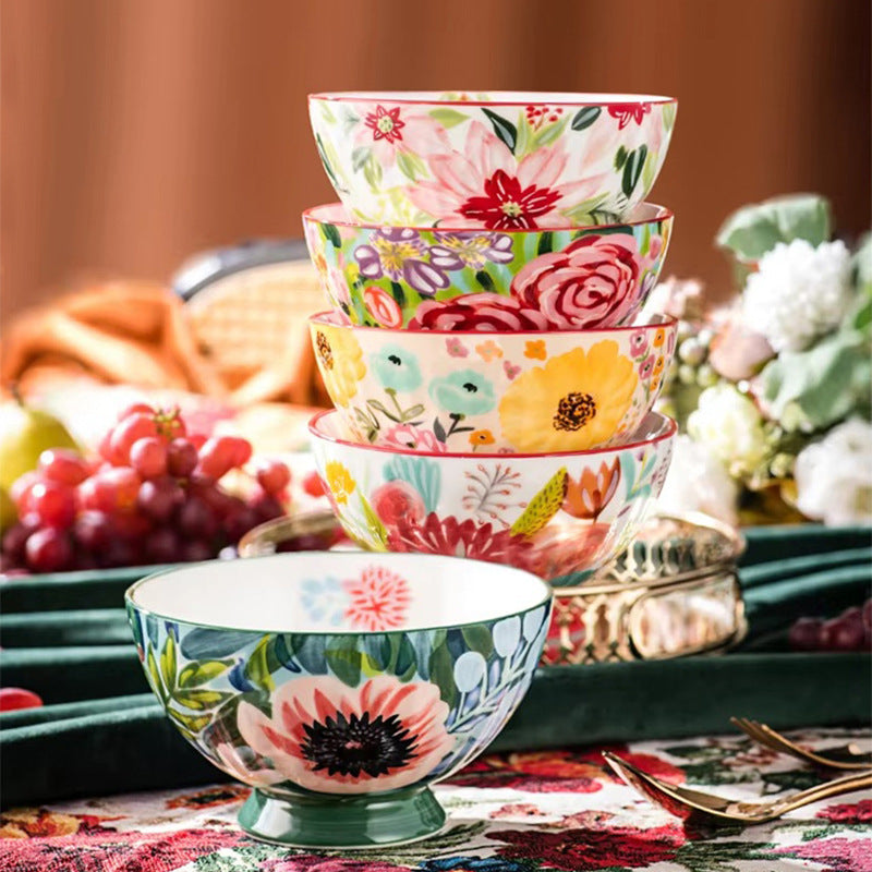 *30% OFF CLEARANCE PROMO* Blooming Floral Rice / Soup /Serving Bowls