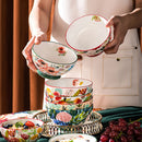 *30% OFF CLEARANCE PROMO* Blooming Floral Rice / Soup /Serving Bowls