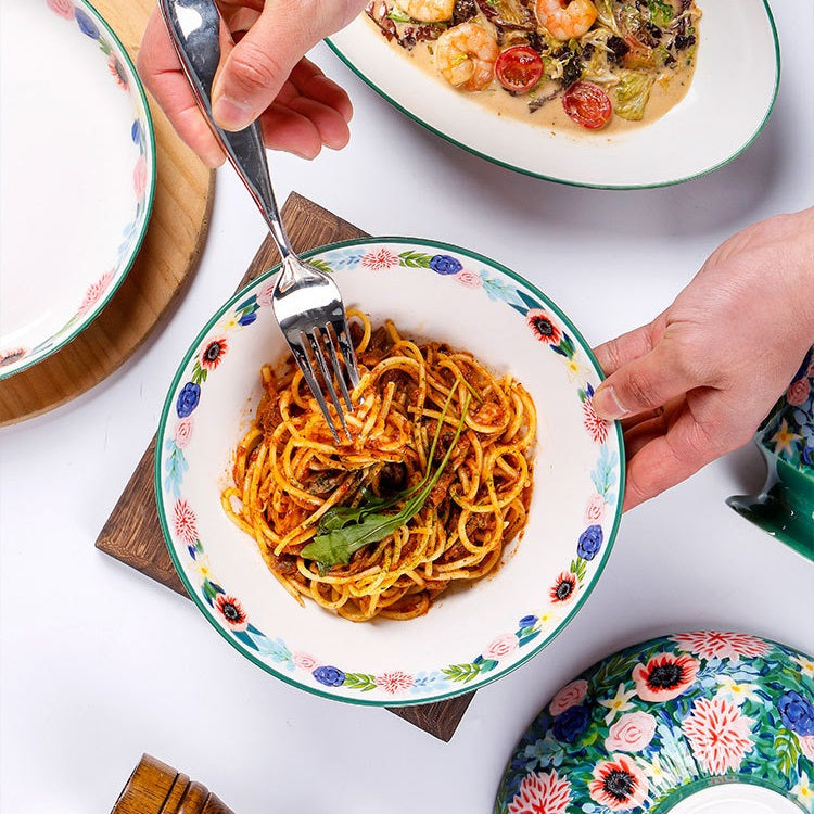 *30% OFF CLEARANCE PROMO* Blooming Floral Rice / Soup /Serving Bowls