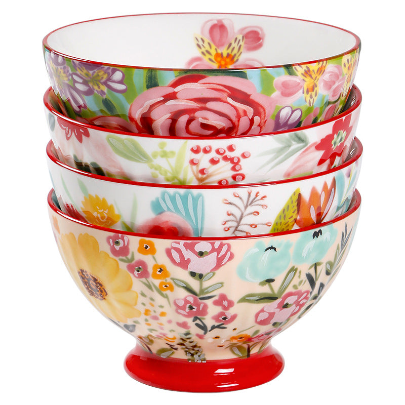 *30% OFF CLEARANCE PROMO* Blooming Floral Rice / Soup /Serving Bowls