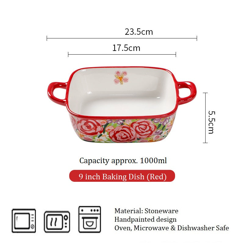 *30%  CLEARANCE SALE* Blooming Floral Bakeware & Serveware Dishes