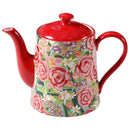 *50% CLEARANCE PROMO* Blooming Floral Teapot & Tea Cup with Saucer