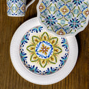 *30% CLEARANCE SALE* Blue & Green Tiles Dinnerware