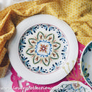 *30% CLEARANCE SALE* Blue & Green Tiles Dinnerware
