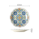*30% CLEARANCE SALE* Blue & Green Tiles Dinnerware