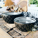 *PWP for $2* Bohemian Black Rice / Soup Bowl