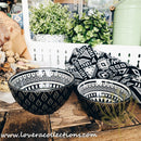 *PWP for $2* Bohemian Black Rice / Soup Bowl