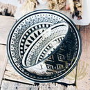 *PWP for $2* Bohemian Black Rice / Soup Bowl