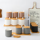*50% CLEARANCE SALE* Nordic Style 3 Piece Condiments Pots Set with Tray