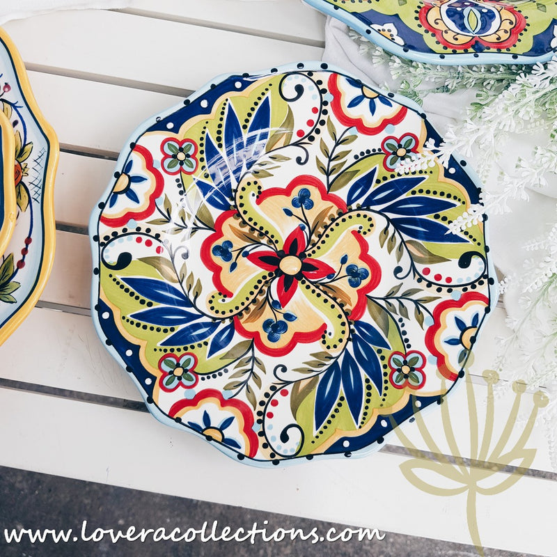 *RESTOCKED* Espana Vibrant Prints Dinnerware