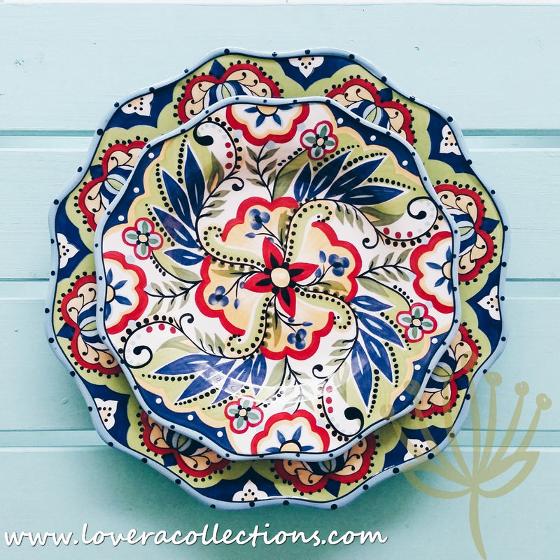 *30% CLEARANCE SALE* Espana Green Dinnerware & Serveware