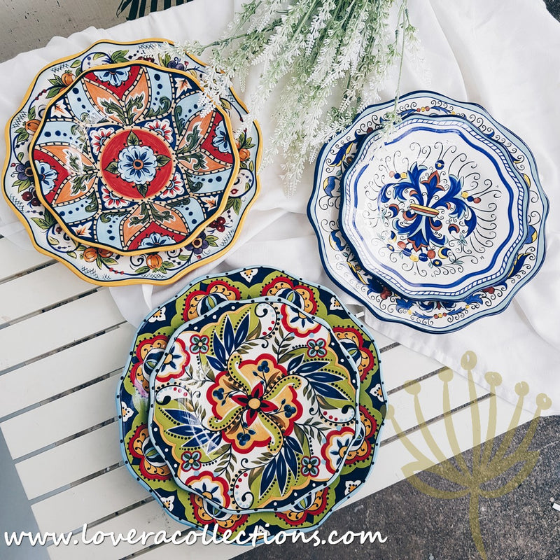*RESTOCKED* Espana Vibrant Prints Dinnerware