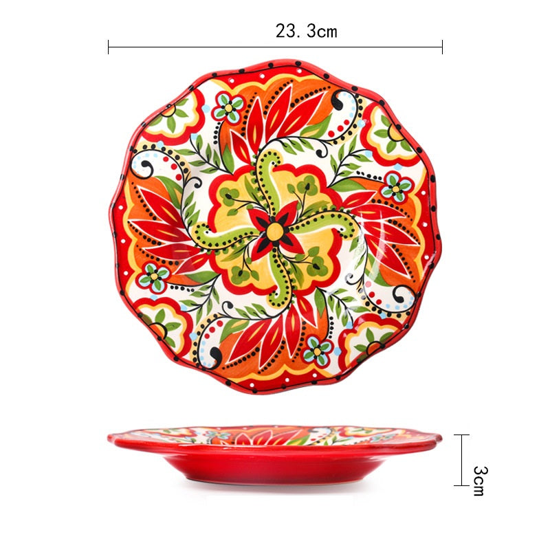 *RESTOCKED* Espana Vibrant Prints Dinnerware