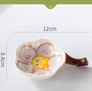 *50% CLEARANCE SALE* Floral Condiments Dish with Chopsticks Rest