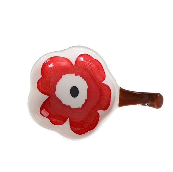 *50% CLEARANCE SALE* Floral Condiments Dish with Chopsticks Rest