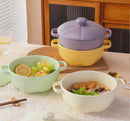 *50% CLEARANCE SALE* Matt Floral Shaped 1.4L Baking Pot with Cover
