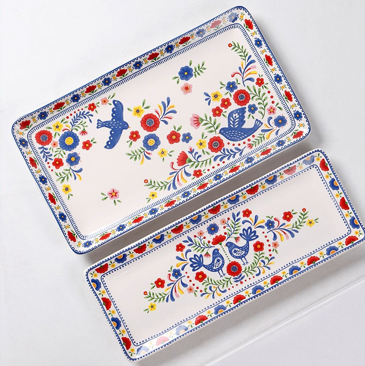 *30% CLEARANCE SALE* Assorted Prints Rectangle Plates
