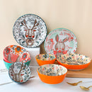 *50% CLEARANCE SALE* Forest Animals Colorful Bowls, Dishes & Bakeware