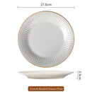 *30% CLEARANCE SALE* French White Dinnerware