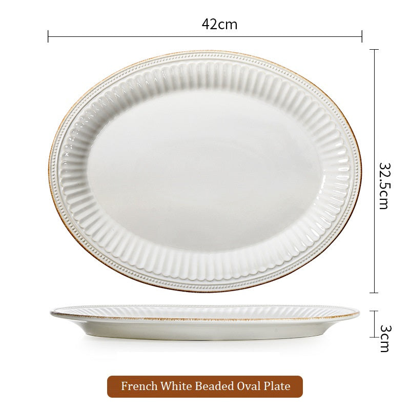 *30% CLEARANCE SALE* French White Dinnerware