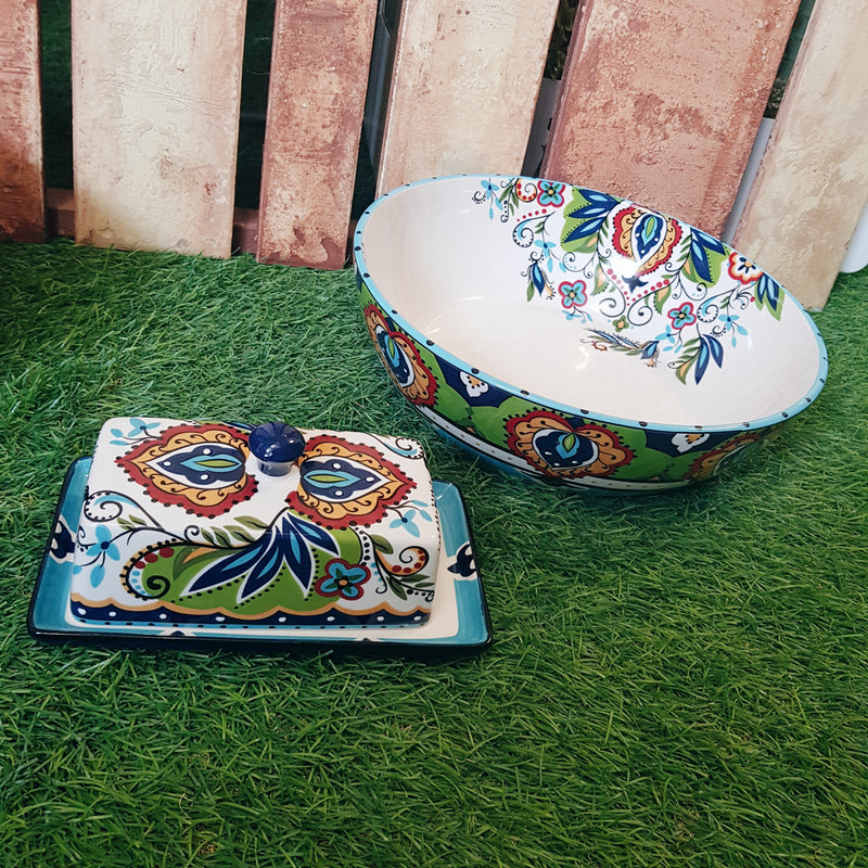 *30% CLEARANCE SALE* Espana Green Dinnerware & Serveware