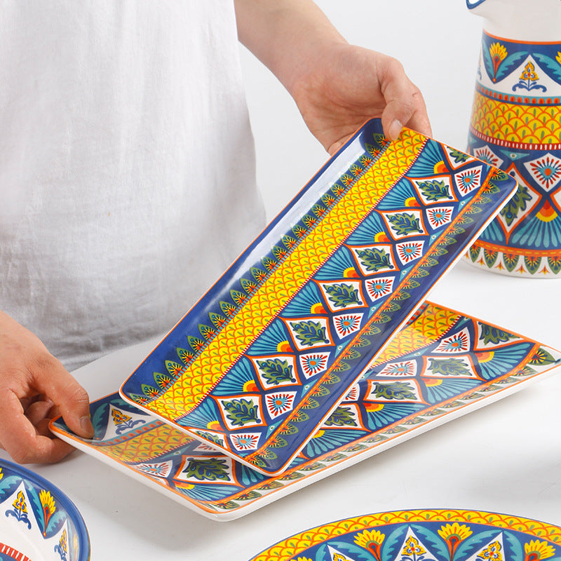 *30% CLEARANCE SALE* Assorted Prints Rectangle Plates