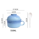 *50% CLEARANCE SALE* Kalours Noodles Bowl w Cover & Soup Spoon Set