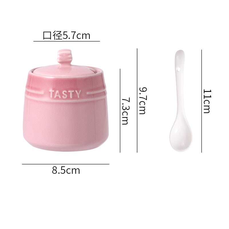 *50% CLEARANCE SALE* Kalours Condiments Pot with Teaspoon