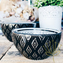 *PWP for $2* Bohemian Black Rice / Soup Bowl