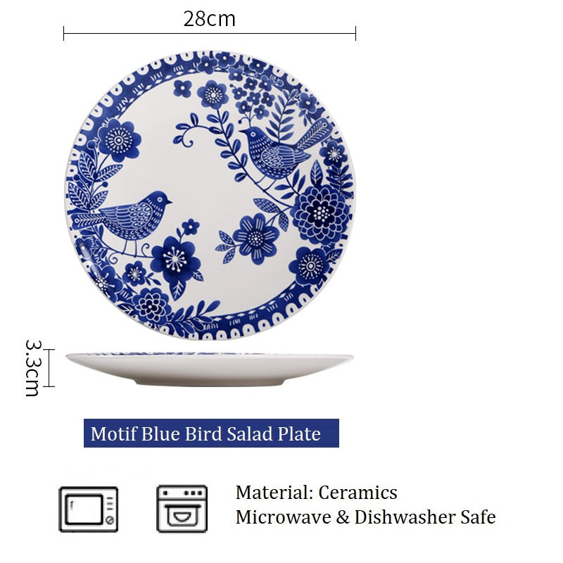 *30% CLEARANCE SALE* Motif Blue Bird Dinnerware