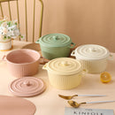 *50% CLEARANCE SALE* Nordic Pastel 1.2L Round Baking Pot with Cover