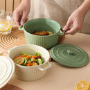 *50% CLEARANCE SALE* Nordic Pastel 1.2L Round Baking Pot with Cover