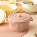 *50% CLEARANCE SALE* Nordic Pastel 1.2L Round Baking Pot with Cover