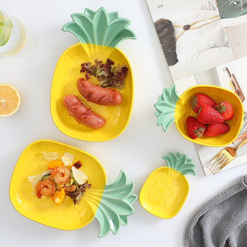 *30% CLEARANCE SALE* Pineapple Bowl & Plate